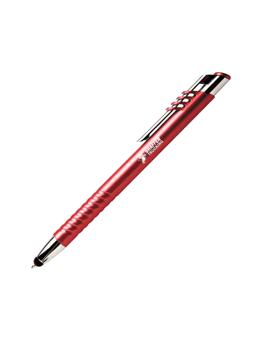 Schirhart Red Stylus Pen - Blue Ink w/Shaffer Trucking Logo