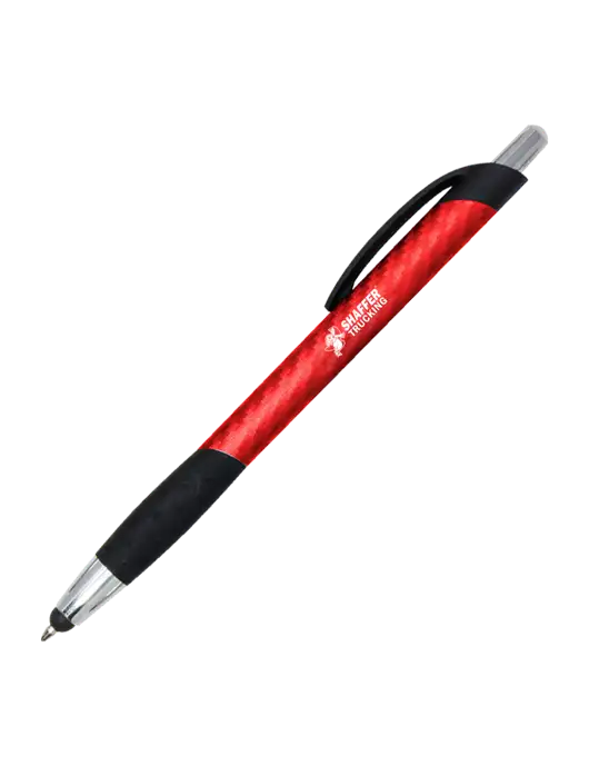 Sunray Red Stylus Pen - Black Ink w/Shaffer Trucking Logo