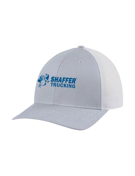 Richardson Adjustable Snapback Original 112 Trucker Cap Light Heather Grey w/White Mesh w/Shaffer Trucking Logo