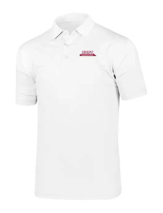 Callaway Vibrant Bright White Ventilated Polo w/Hunt Transportation Logo
