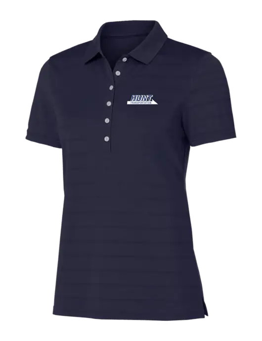 Callaway Womens Navy Ventilated Polo w/Hunt Transportation Logo