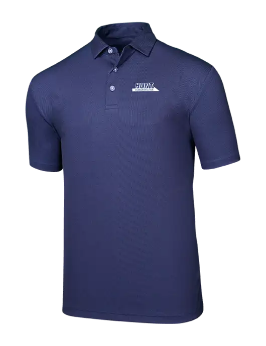 Callaway Birdseye Navy Polo w/Hunt Transportation Logo