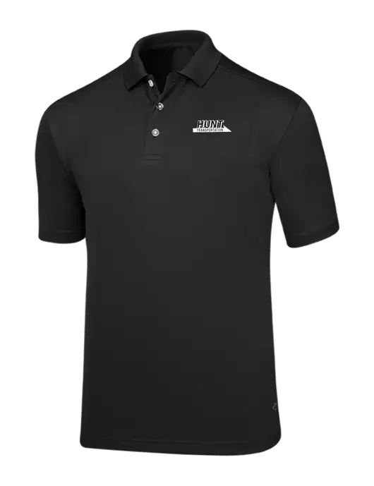 Callaway Core Black Performance Polo w/Hunt Transportation Logo