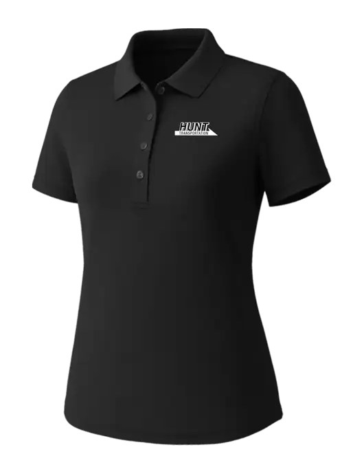 Callaway Womens Core Black Performance Polo w/Hunt Transportation Logo