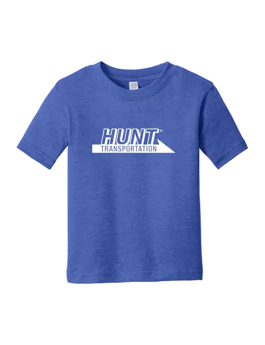 Rabbit Skins Vintage Royal Toddler Fine Jersey Tee w/Hunt Transportation Logo