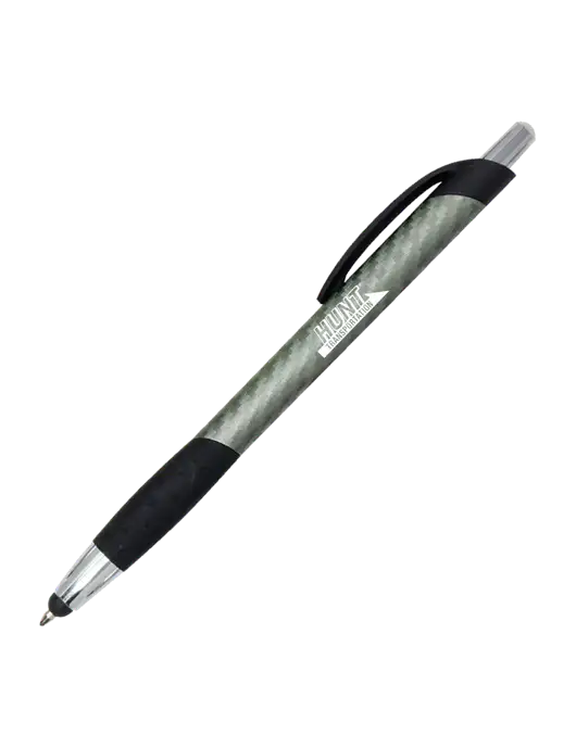 Sunray Gunmetal Stylus Pen w/Hunt Transportation Logo