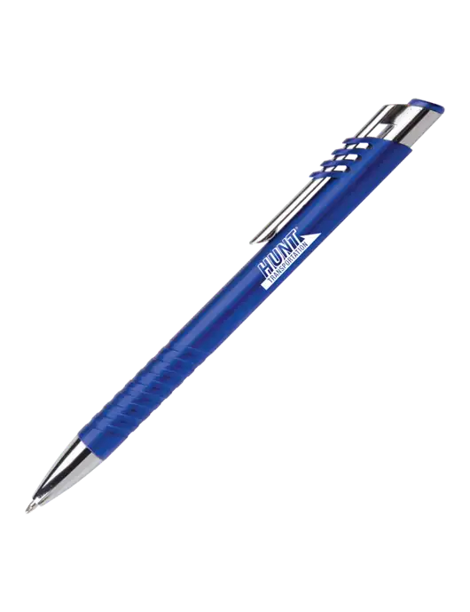 Schirhart Blue Pen - Black Ink w/Hunt Transportation Logo