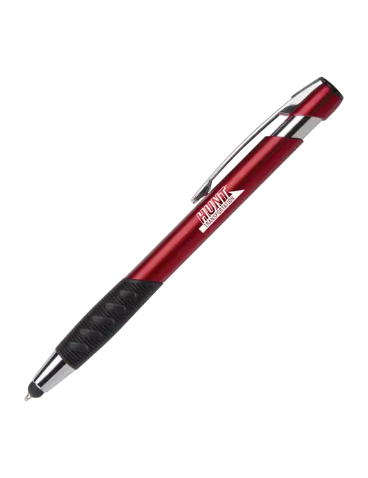 Alize Red Stylus Black Ink Pen w/Hunt Transportation Logo