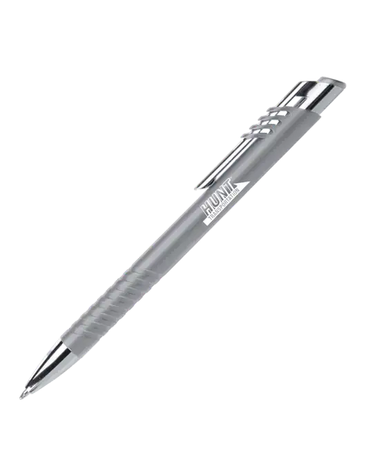 Schirhart Grey Pen - Black Ink w/Hunt Transportation Logo