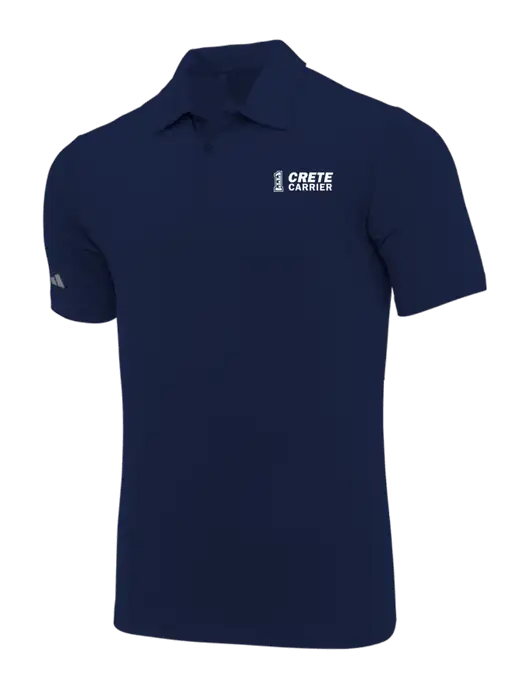 Adidas Navy Blue Ultimate Solid Polo w/Crete Carrier Logo
