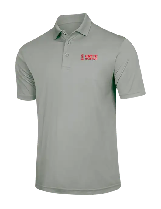 Silver PosiCharge Competitor Polo w/Crete Carrier Logo