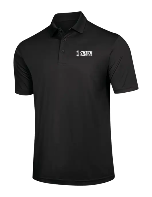 Black PosiCharge Competitor Polo w/Crete Carrier Logo