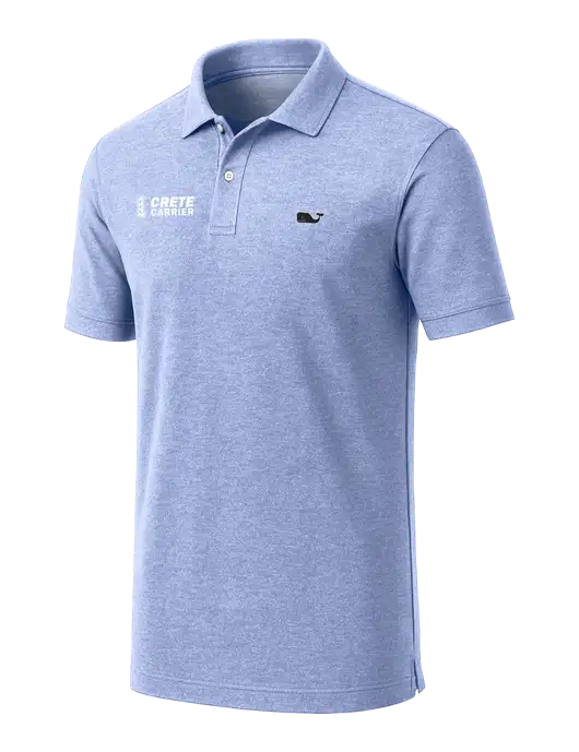 Vineyard Vines Edgartown Light Royal Pique Polo w/Crete Carrier Logo