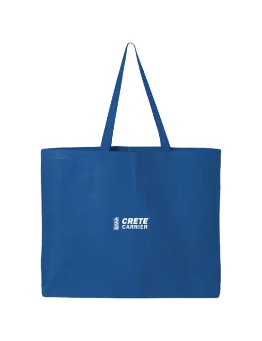Sturdy Canvas Royal Blue Tote w/Crete Carrier Logo