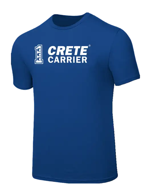 Seriously Soft Royal T-Shirt w/Crete Carrier Logo