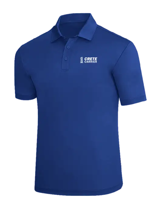 Dark Royal Silk Touch Polo w/Crete Carrier Logo