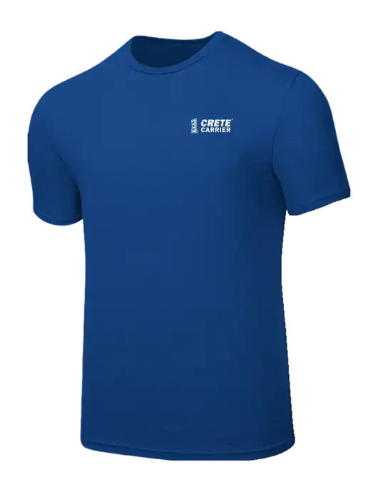 Seriously Soft Royal T-Shirt w/Crete Carrier Logo