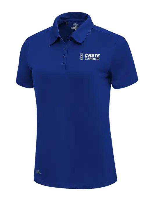 Adidas Dark Royal Womens Ultimate Solid Polo w/Crete Carrier Logo