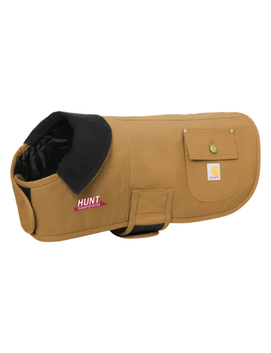 Carhartt Dog Dark Tan Chore Coat w/Hunt Transportation Logo
