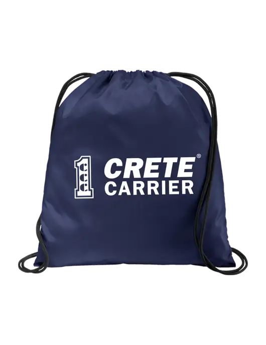 Drawstring  True Navy Cinch Pack w/Crete Carrier Logo